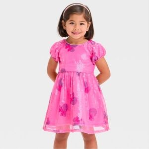 NWT Disney Minnie Mouse Pink Sequin Dress